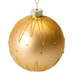 Шар елочный Koopman с блестящим декором 8см в ассортименте