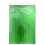Paper Green Drinking Straws 19.7cm 100pcs