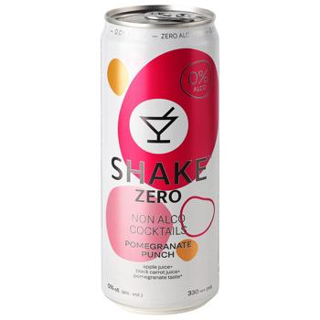 Shake Zero Pomegranate Punch Non-alcoholic Strongly Carbonated Drink 0.33l - buy, prices for Epicentr FOOD - photo 2