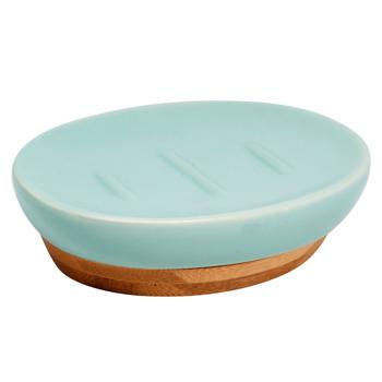 Actuel Ceramic Bamboo Soap Dish - buy, prices for Auchan - photo 2