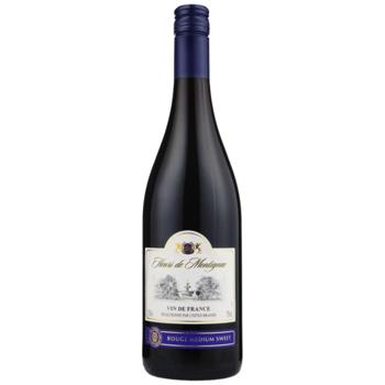 Вино Henri de Montignac Rouge Medium Sweet 0,75 л - купити, ціни на Епіцентр FOOD - фото 1
