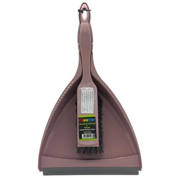 Совок со щеткой Fanatik 215 - купить, цены на КОСМОС - фото 1