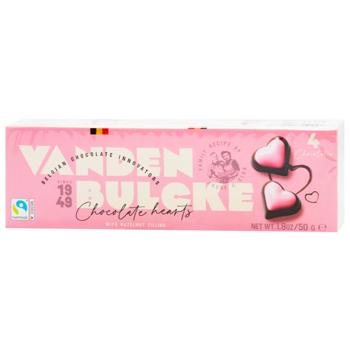 Vandenbulcke Heart-Shaped Chocolate Candies 50g - buy, prices for WINETIME - photo 1