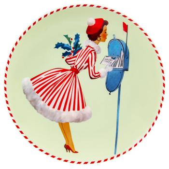 Набор тарелок Lefard Miss Christmas 2шт 20,5см - купить, цены на МегаМаркет - фото 2