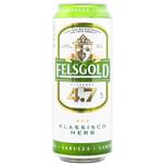 Пиво Felsgold светлое 4,7% 0,5л