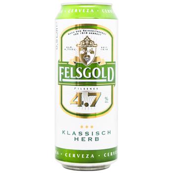 Felsgold Light Beer 4.7% 0.5l - buy, prices for METRO - photo 1