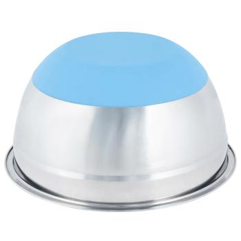 Миска Kamille КМ4346 сталь силиконовое/антиковзающее дно 18*9см - купить, цены на Восторг - фото 2