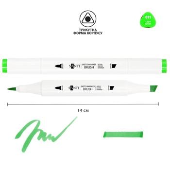 Santi Light Green Sketch Marker SM-11 - buy, prices for Auchan - photo 2