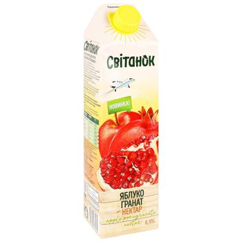 Svitanok Apple-pomegranate Nectar 0.95l - buy, prices for Auchan - photo 1