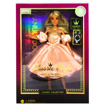 Лялька Shantou Yisheng Сlassic Peach Dress - купити, ціни на Auchan - фото 2