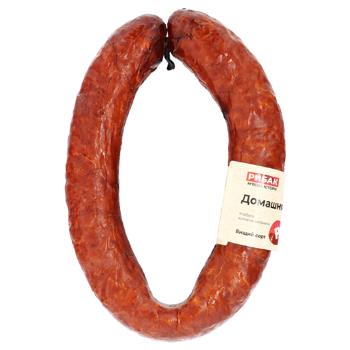 Ковбаса Домашня н/к в/г, кг (РИБАК) - купити, ціни на Чудо Маркет - фото 1