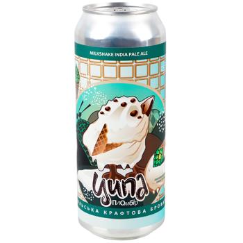 Tsypa Plombir Light Unfiltered Beer 5.6% 0.5l - buy, prices for WINETIME - photo 1