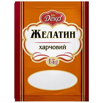 Желатин Деко харчовий 15г