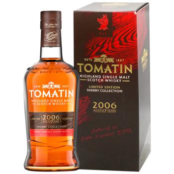 Виски Tomatin Sherry Collection Pedro Ximenez Edition 17 лет 46% 0,7л - купить, цены на WINETIME - фото 3