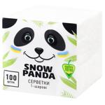 Snow Panda Single-layer Table Napkins 24x24cm 100pcs