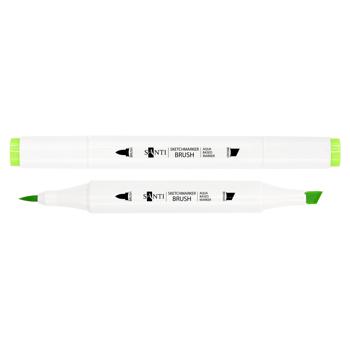 Маркер Santi Sketch желто-зеленый SM-44 - купить, цены на Auchan - фото 1