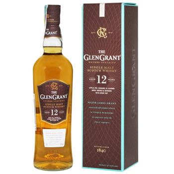 Виски Glen Grant 12 лет 43% 0,7л - купить, цены на NOVUS - фото 1