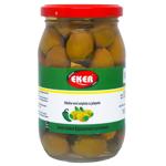 Оливки Eker 360мл зелені фарш. халапеньйо скл И072 (Тур)