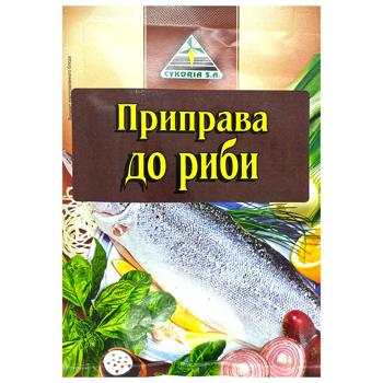 Приправа Cykoria Sa для риби 40г - купити, ціни на Auchan - фото 1