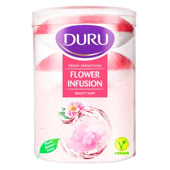 Мыло туалетное Duru Fresh Sensations Flower Infusion 4х100г - купить, цены на За Раз - фото 1