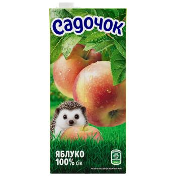 Нектар Садочок Яблочный неосветлённый Slim 0.95л - купить, цены на Чудо Маркет - фото 7