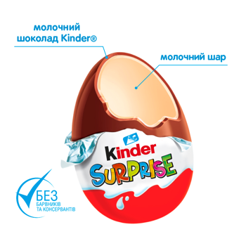 Яйце шоколадне Kinder Сюрприз 20г - купити, ціни на КОСМОС - фото 5