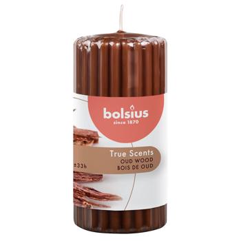 Свічка Bolsius True Scents агарове дерево 12х5,8см - купити, ціни на КОСМОС - фото 1