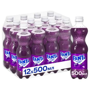 Fanta Grape Sugar-free Carbonated Drink 0.5l