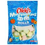 Okki Rolls Peaches Flavored Marshmallows 140g