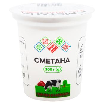 Сметана Еко Маркет 21% 300г