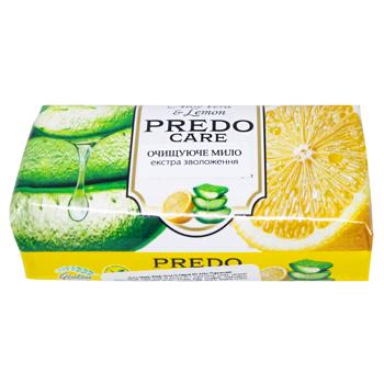 Мыло твердое Predo Алоэ и лимон 90г - купить, цены на КОСМОС - фото 1
