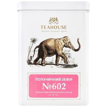 Teahouse Strawberry Marshmallows No.602 Flavored Fruit Tea with Carcasses 250g - buy, prices for Auchan - photo 3