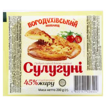 Продукт творожный БМЗ Сулугуни белково-жировой 45% 200г - купить, цены на МегаМаркет - фото 1