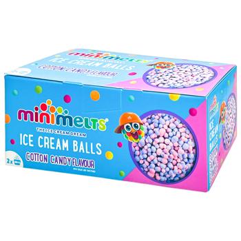 Mini Melts Ice Cream Balls Cotton Candy Flavour 50g x 2pcs - buy, prices for METRO - photo 1