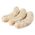 Chilled White Sausages for Grill