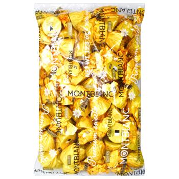 Цукерки Roshen Mont Blanc з шоколадом та сезамом 1кг - купити, ціни на Чудо Маркет - фото 1