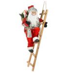 Santa Claus on Stepladder New Year's Decoration