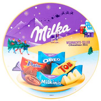 Конфеты Milka Рождественское ассорти 8 вкусов 198г - купить, цены на - фото 2