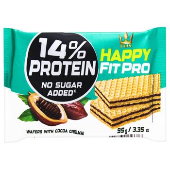 Вафлі Flis Fit Pro протеїн 14% з какао 95г - купити, ціни на КОСМОС - фото 1