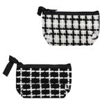 Косметичка Greenwich 23х14х6,5см чорний/білий