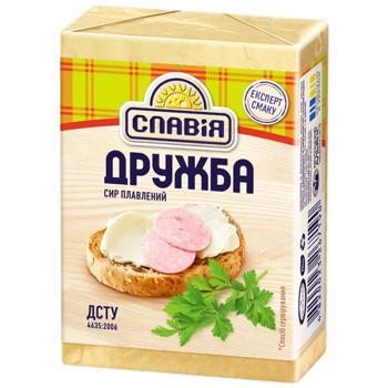 СИР ПЛАВЛЕН.ДРУЖБА 38% 70Г СЛА ВІЯ - купити, ціни на Auchan - фото 1