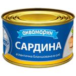 Сардины Аквамарин бланшированные в подсолнечном масле 230г