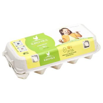 Kvochka Chicken Eggs C1 10pcs - buy, prices for Auchan - photo 3