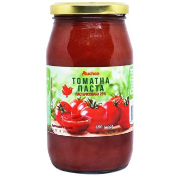 Auchan Tomato Paste 25% 480g - buy, prices for Auchan - photo 1