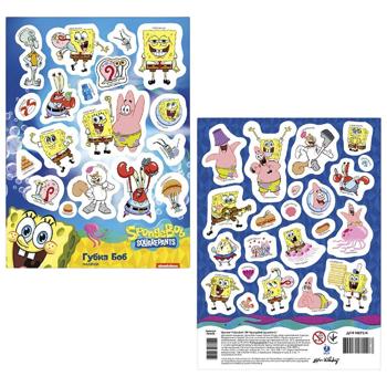 Наліпки Sponge Bob Square Pants 123980 - купити, ціни на КОСМОС - фото 1