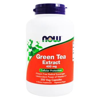 Now Foods Green Tea Extract 400mg 250 capsules - buy, prices for Biotus - photo 1