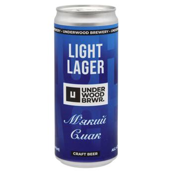 Пиво Underwood Light Lager светлое 4,2% 0,33л - купить, цены на WINETIME - фото 1