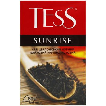 Чай чорний Tess Sunrise 90г - купити, ціни на Чудо Маркет - фото 4