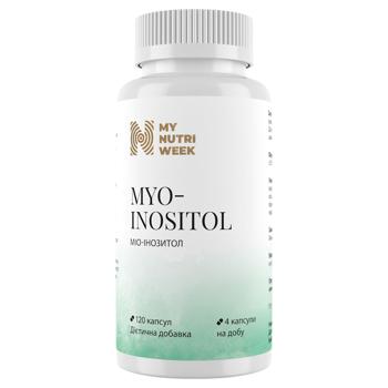 Міо-Інозитол, Myo-Inositol, MyNutriWeek, 623мг 120 кап - купить, цены на Biotus - фото 1