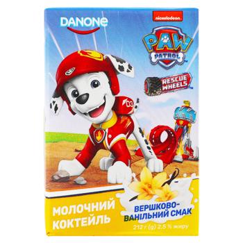 Коктейль молочный Danone Щенячий Патруль сливочно-ванильный 2,5% 212г - купить, цены на КОСМОС - фото 4